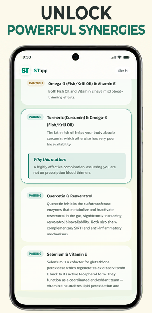 Stapap STapp — Supplement Tracker